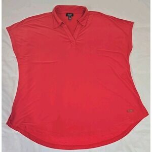 Jones New York Women's XL Red Blouse